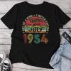 70 Years Old Vintage July 1954 Retro 70Th Birthday Unisex T-shirt Cotton Tee
