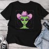 Alien Cowgirl Howdy Western Space Lover Yeehaw Texas Unisex T-shirt Cotton Tee
