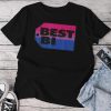 Best Bi Tag Bisexual Pride Flag Bisexuality Lgbtq Unisex T-shirt Cotton Tee