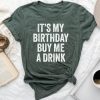 Birthday Decorations Dad It's My Birthday Unisex T-shirt Cotton Tee