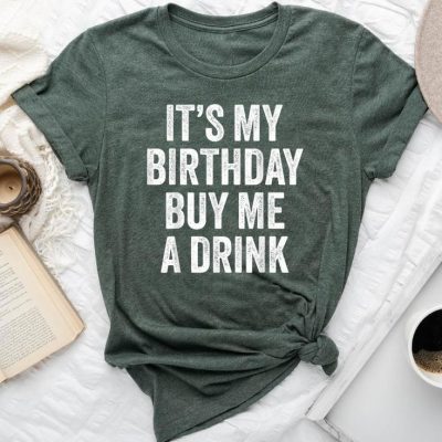 Birthday Decorations Dad It's My Birthday Unisex T-shirt Cotton Tee