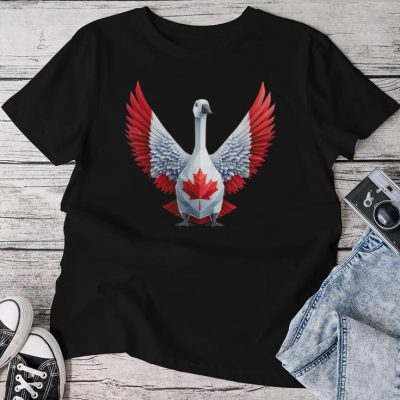 Canada Day Maple Leaf Bird For And Youth Unisex T-shirt Cotton Tee