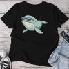 Cool Sunglasses Whale Costume For Boys And Girls Unisex T-shirt Cotton Tee