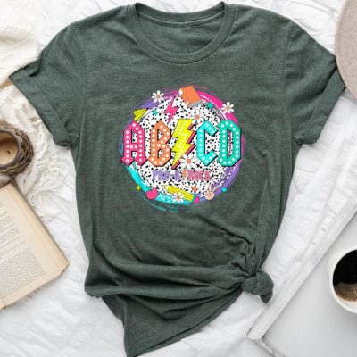 Cute For Prek Teacher Abcd Rock Pre-K Rocks Unisex T-shirt Cotton Tee