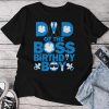 Dad And Mom Boss Birthday Boy Baby Family Decorations Unisex T-shirt Cotton Tee