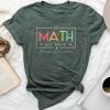 Do Math Not Magic Math Teacher Back To School Unisex T-shirt Cotton Tee