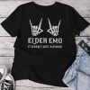 Elder Emo It Wasn't Just A Phase Emo Life Goth Mom Unisex T-shirt Cotton Tee