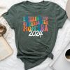 Entering My Kindergarten Mom Era 2024 Matching Unisex T-shirt Cotton Tee