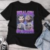 Feral Girl Summer Opossum Meme Unisex T-shirt Cotton Tee