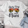 Girls Trip Miami 2024 Weekend Birthday Party Unisex T-shirt Cotton Tee