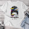 Half Colombian Half Argentinian Girl Colombia Argentina Flag Unisex T-shirt Cotton Tee