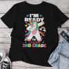 I'm Ready To Crush 2Nd Grade Unicorn Back To School Girls Unisex T-shirt Cotton Tee