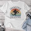 Imagine Magical And Mythical Fantasy Dragons Boys Girls Unisex T-shirt Cotton Tee