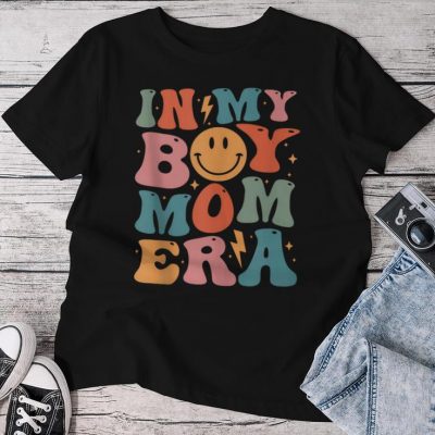 In My Boy Mom Era Unisex T-shirt Cotton Tee