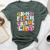 In My Fifth Grade Era First Day Of 5Th Grade Teachers Girls Unisex T-shirt Cotton Tee