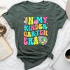 In My Kindergarten Era Groovy Back To School Teacher Student Unisex T-shirt Cotton Tee