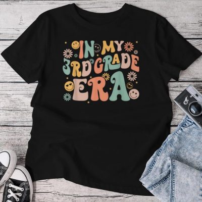 In My Third Grade Era Retro 3Rd Grade Back To School Unisex T-shirt Cotton Tee