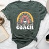 Instructional Coach Rainbow Leopard Academic Specialist Unisex T-shirt Cotton Tee