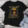 It's My 40Th Birthday Queen 40 Years Old Crown Gold Unisex T-shirt Cotton Tee