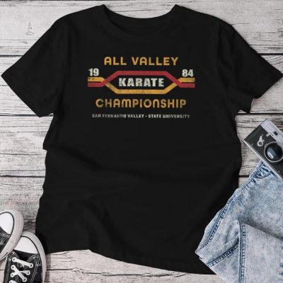 Karate All Valley 1984 Kid Graphic Novelty Unisex T-shirt Cotton Tee