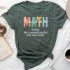 Math Teacher Definition For Mathematics Professor Unisex T-shirt Cotton Tee