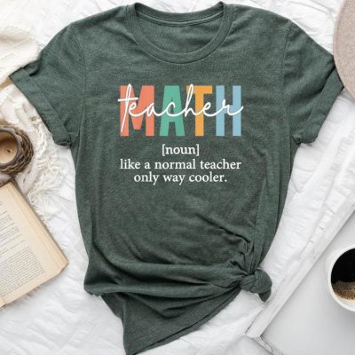 Math Teacher Definition For Mathematics Professor Unisex T-shirt Cotton Tee
