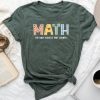 Math The Only Subject That Counts Cute Teacher Educator Unisex T-shirt Cotton Tee