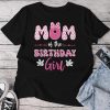 Mom And Dad Birthday Mamas Girl Mouse Family Matching Unisex T-shirt Cotton Tee