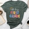 Oh Hey First Grade Back To School Student Teacher 1St Grade Unisex T-shirt Cotton Tee