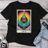 Pride Rainbow Tarot Card Skeleton Unisex T-shirt Cotton Tee