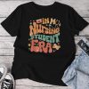 Retro Groovy In My Nursing Student Era Nurse In Progress Unisex T-shirt Cotton Tee