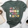 Retro Groovy Play Is Learning Kindergarten Teacher Daycare Unisex T-shirt Cotton Tee