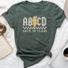 Retro Teacher Tour Abcd Back To School Back In Class Rock Unisex T-shirt Cotton Tee