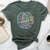 Some Days It Rocks Me Messy Skull Lunch Lady Life Ca Tie Dye Unisex T-shirt Cotton Tee