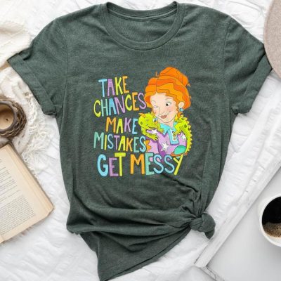 Take Chances Make Mistakes Get Messy Beauty Teacher Unisex T-shirt Cotton Tee