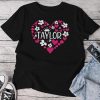 Taylor First Name I Love Taylor Girl Groovy 80'S Pink White Unisex T-shirt Cotton Tee