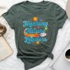 Teaching Future Leaders Space Planet School Teacher Student Unisex T-shirt Cotton Tee