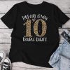 This Girl Is Now 10 Double Digits 10Th Birthday 10 Year Old Unisex T-shirt Cotton Tee