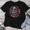 Tie Dye Some Days I Rock It Some Days It Rocks Me Nurse Life Unisex T-shirt Cotton Tee