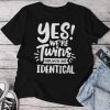 Twins Twin Brother Sister Unisex T-shirt Cotton Tee