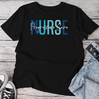 Vintage Progressive Care Nurse Progressive Care Unit Nursing Unisex T-shirt Cotton Tee