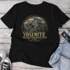 Yosemite Us National Park Vintage Retro Unisex T-shirt Cotton Tee